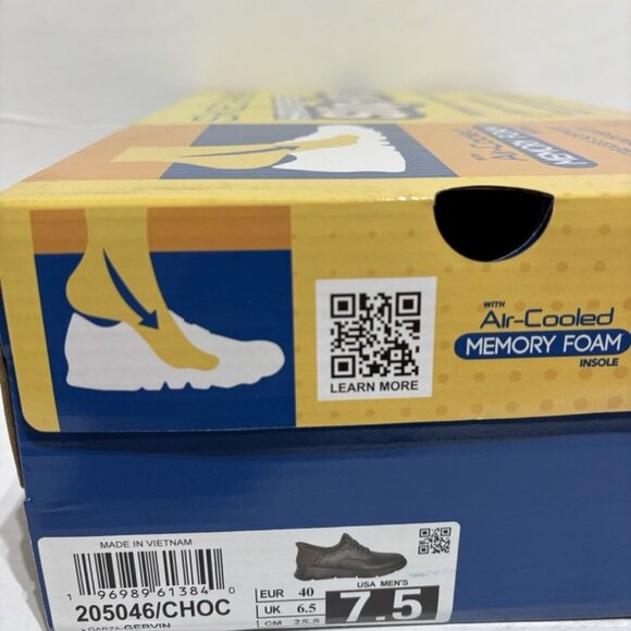 Skechers Men’s Garza-Gervin Brown Slip-On Shoes, Size 7.5 M - Picture 6 of 6